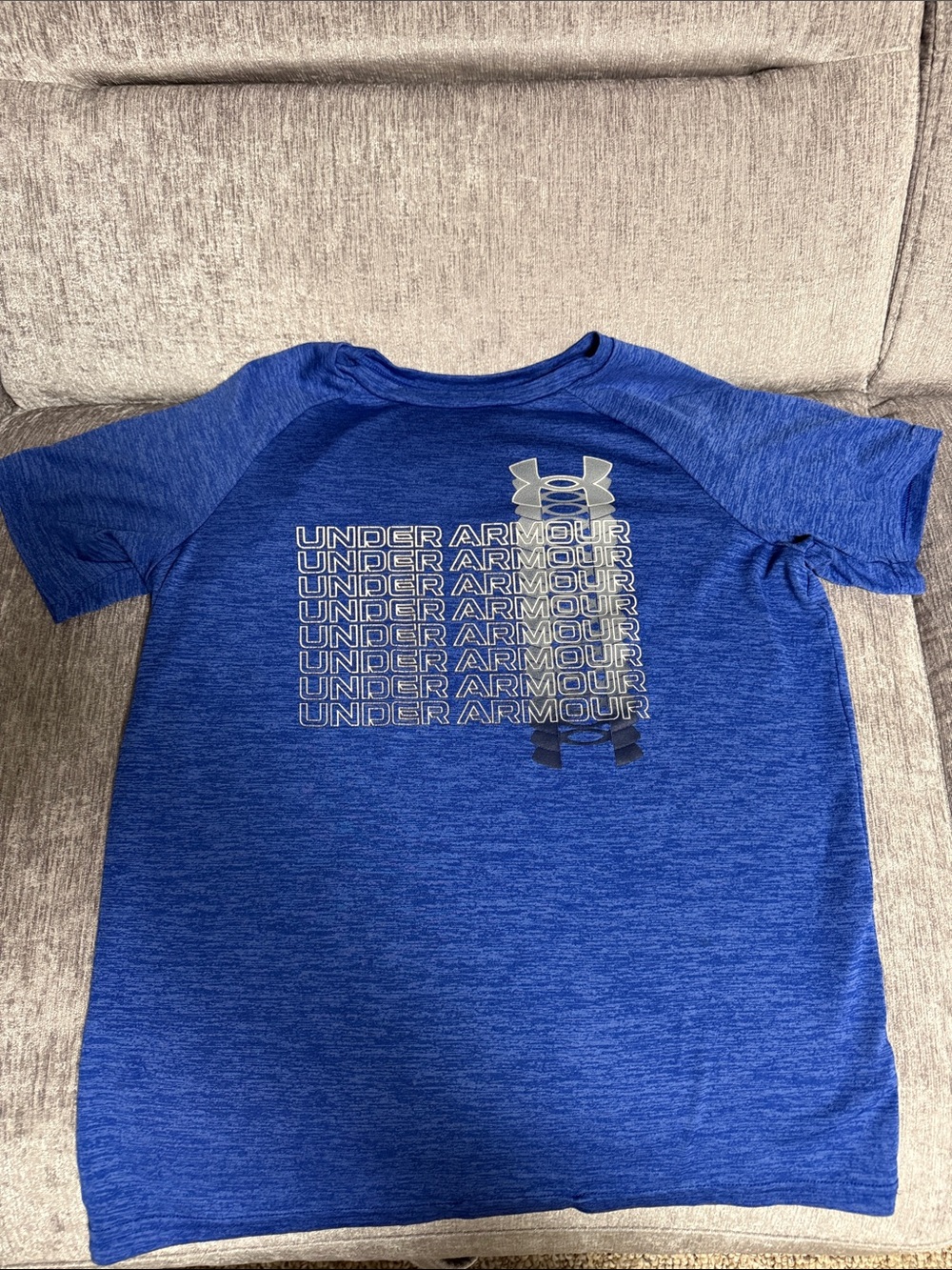 Under Armour Royal Blue Short Sleeve Logo Tee